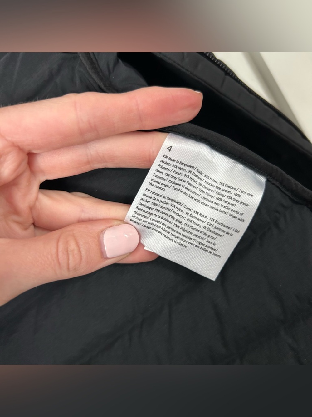 Lululemon Pack It Down Vest Black Size 4 - Picture 8 of 11